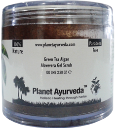 Green Tea Algae Aloe Vera Gel Scrub