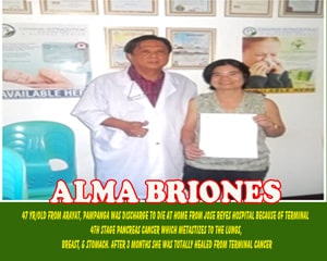 Alma Briones (Totally healed terminal cancer) Alma Briones (Totally healed terminal cancer)