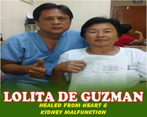 Lolita De Guzman (Healed from Heart & Kideny Malfunction) Lolita De Guzman (Healed from Heart & Kideny Malfunction)