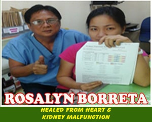 Rosalyn Borreta (Healed from Heart & Kidney Malfunction) Rosalyn Borreta (Healed from Heart & Kidney Malfunction)