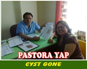 Pastora Yap (Cyst Gone) Pastora Yap (Cyst Gone)