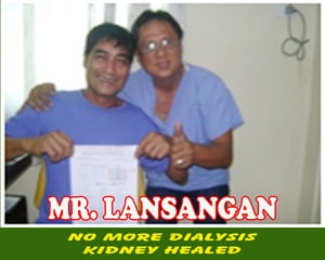 Mr. Lansangan (Kidney Healed) Mr. Lansangan (Kidney Healed)
