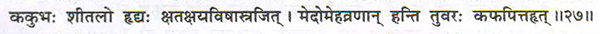 Ancient verse of Arjuna