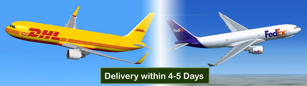 Shipping Via DHL or FedEx Shipping Via DHL or FedEx
