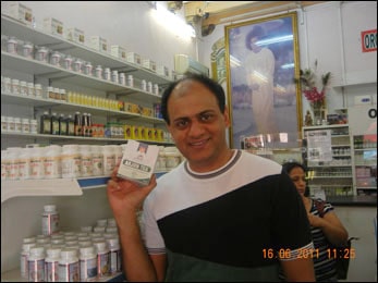 Dr. Vikram Chauhan at Planet Ayurveda Store, Singapore Dr. Vikram Chauhan at Planet Ayurveda Store Singapore