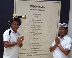 Dr. Vikram with Delegate from Indonesia Dr. Vikram with Delegate from Indonesia