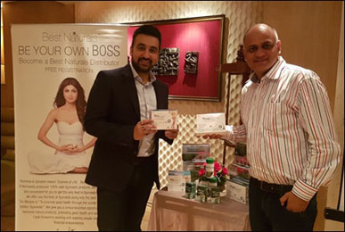 Dr. Vikram Chauhan with Mr Raj Kundra