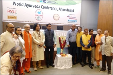 Dr. Vikram Chauhan (MD-Ayurveda) with Fellow Ayurveda Doctors during WACA 2019