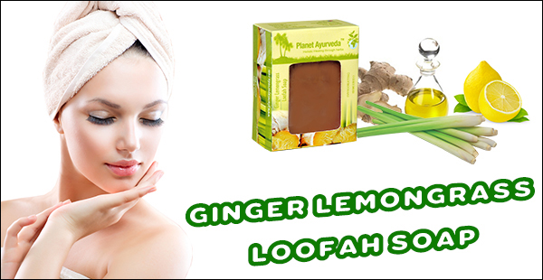 Ginger Lemongrass Loofah Soap Ginger Lemongrass Loofah Soap
