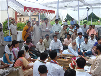 Dr. Vikram Chauhan during International Conference on Ayurveda in Varanasi