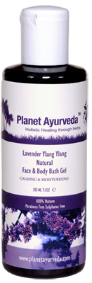 Lavender Natural Face and Body Bath Gel