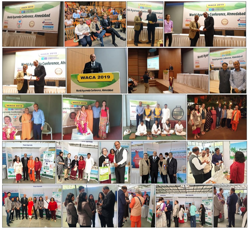 Dr. Vikram Chauhan (MD-Ayurveda) during World Ayurveda Conference, Ahmedabad (WACA 2019)