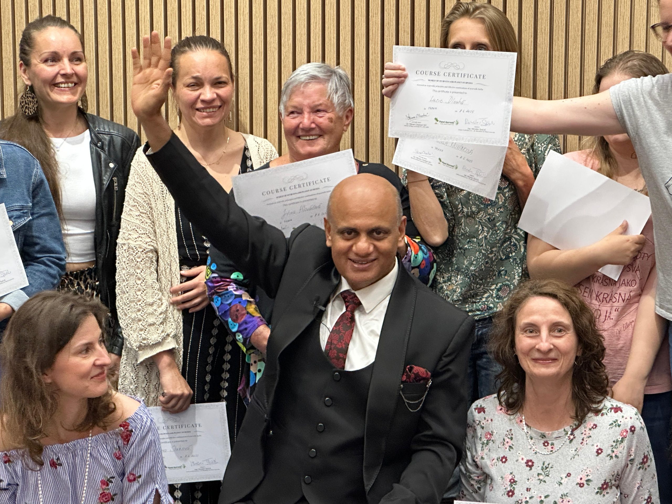 Dr. Vikram Chauhan's Seminar on Ayurveda in Prague, Czech Republic, Europe