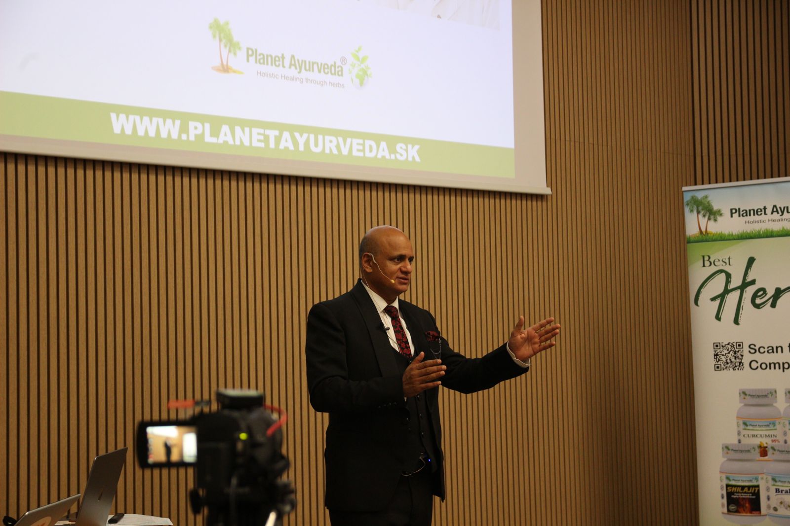Dr. Vikram Chauhan's Seminar on Ayurveda in Prague, Czech Republic, Europe