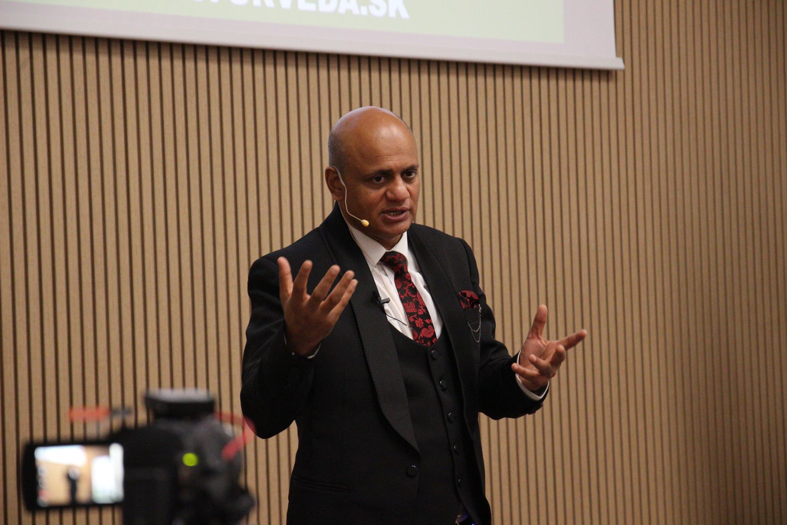 Dr. Vikram Chauhan's Seminar on Ayurveda in Prague, Czech Republic, Europe