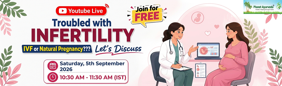 Troubled with INFERTILITY? Confused b/w IVF & Natural Pregnancy? Join FREE YouTubeLIVE for Solutions