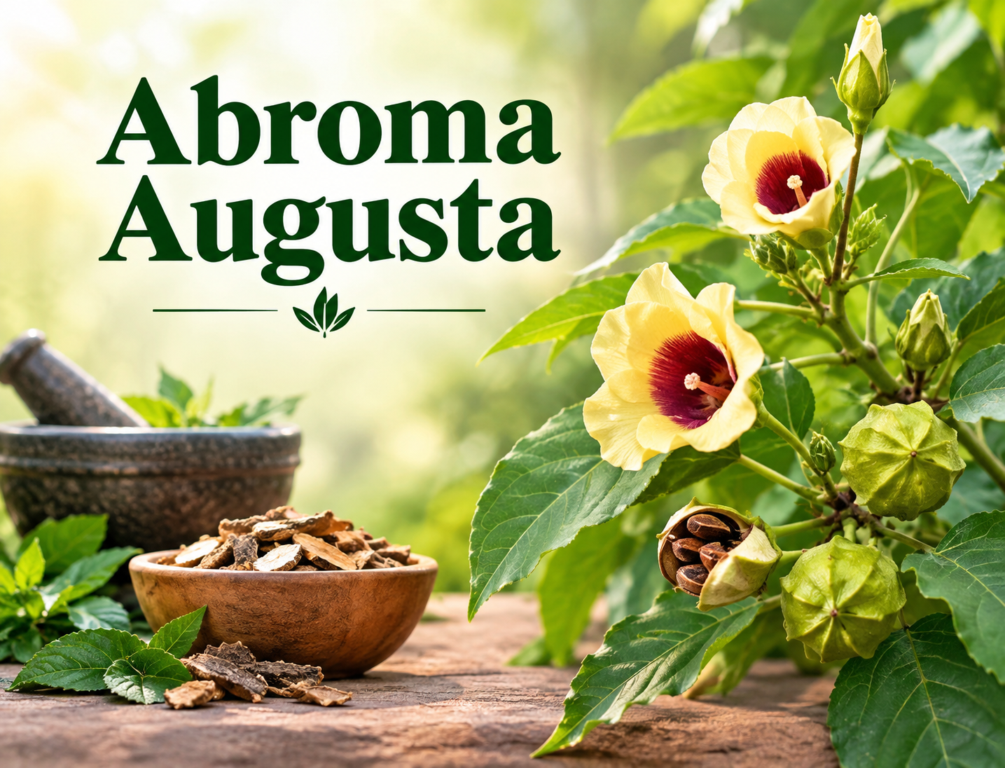 Abroma Augusta / Pishacha Karpasa / Devil’s Cotton