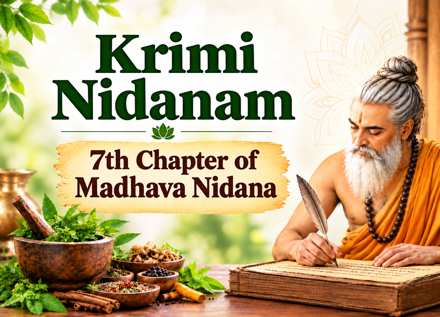 Krimi Nidanam – 7th Chapter Of Madhava Nidana