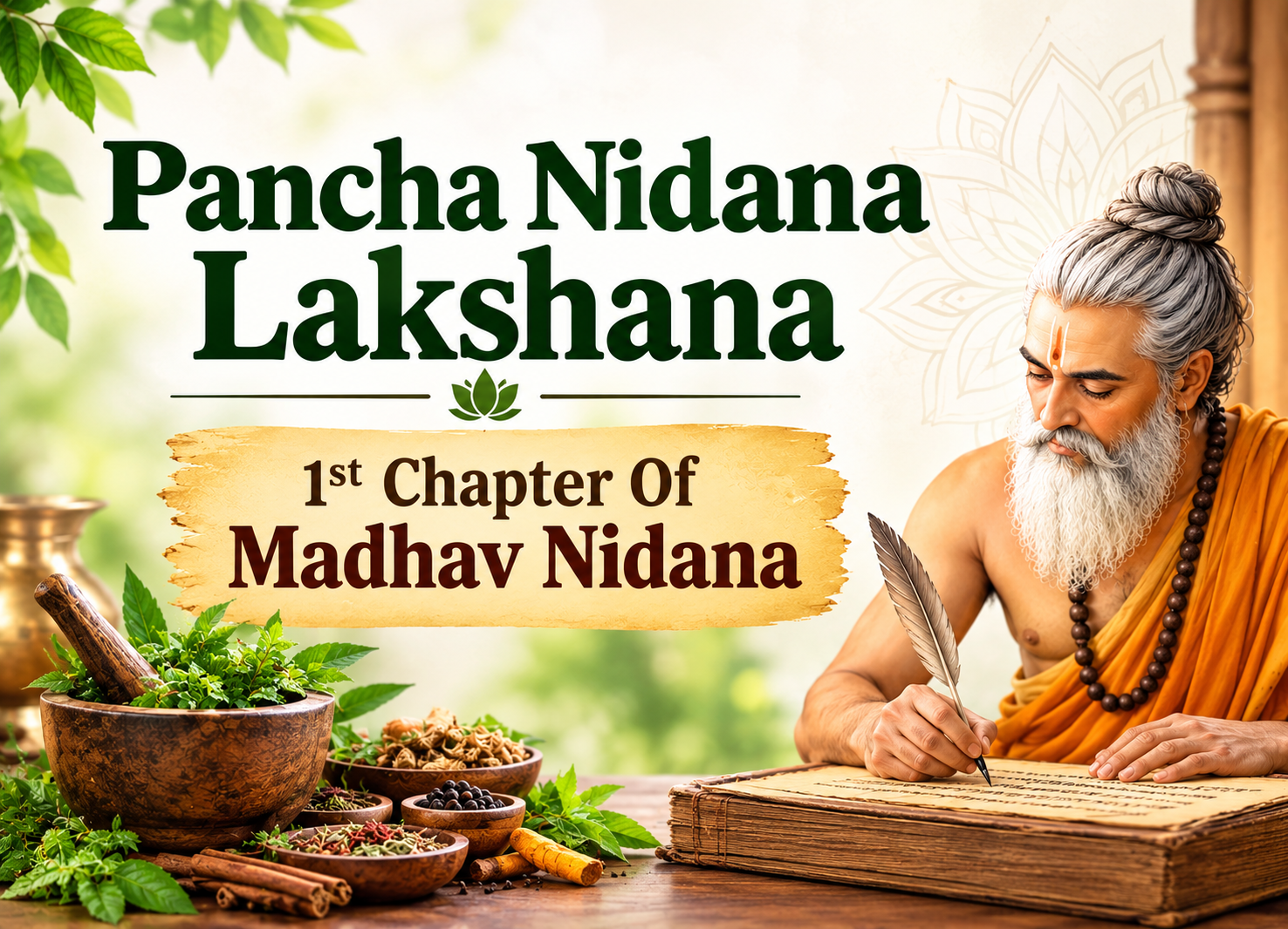 Pancha Nidana Lakshana – 1st Chapter Of Madhav Nidana