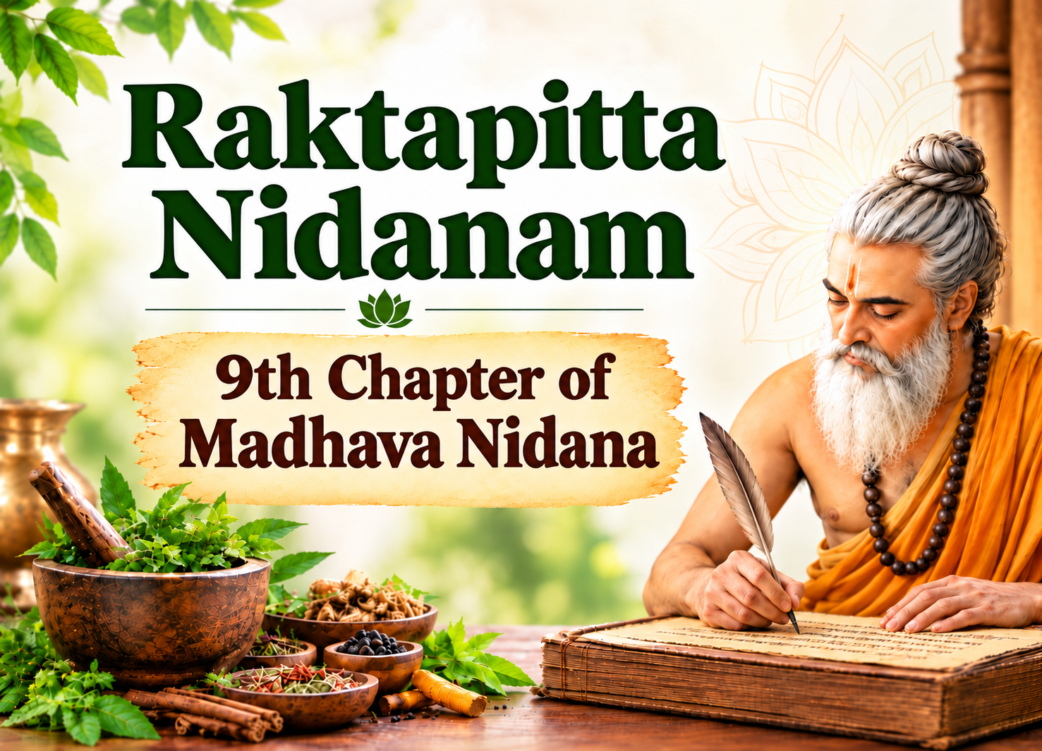 Raktapitta Nidanam - 9th Chapter Of Madhav Nidanam
